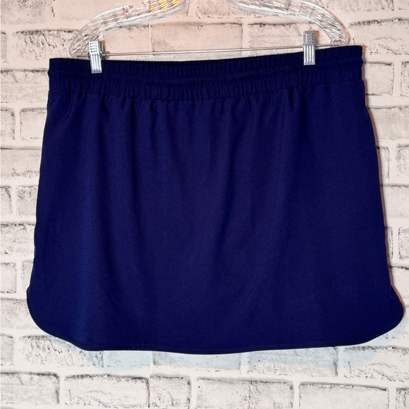 Navy Blue Skort St.Johns Bay size XL petite draw string pockets - Picture 7 of 11